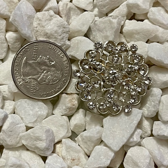 Brooch VINTAGE Marcasite; Excellent Condition; No Missing Stones Vintage - Picture 8 of 16